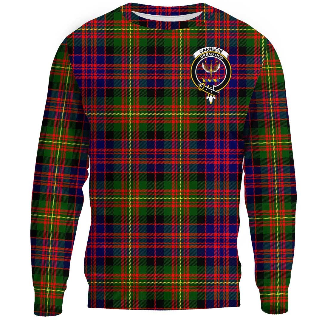 Carnegie Modern Tartan Crest Sweatshirt