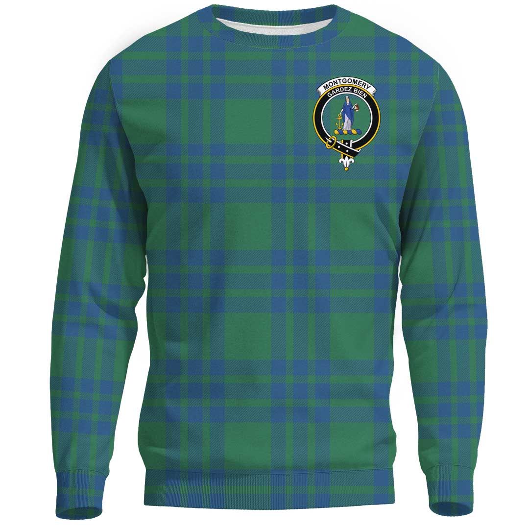 Montgomery Ancient Tartan Crest Sweatshirt