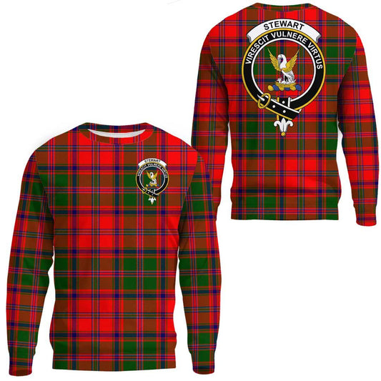 Stewart of Appin Modern Tartan Crest Sweatshirt