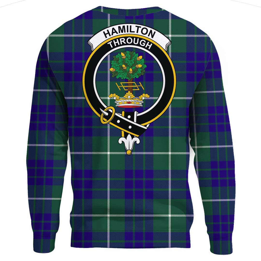 Hamilton Hunting Modern Tartan Crest Sweatshirt