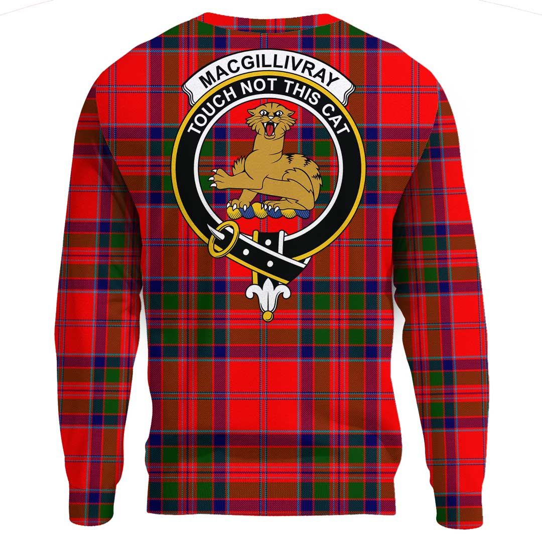 MacGillivray Modern Tartan Crest Sweatshirt