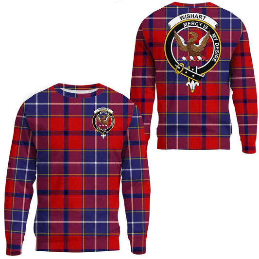 Wishart Dress Tartan Crest Sweatshirt