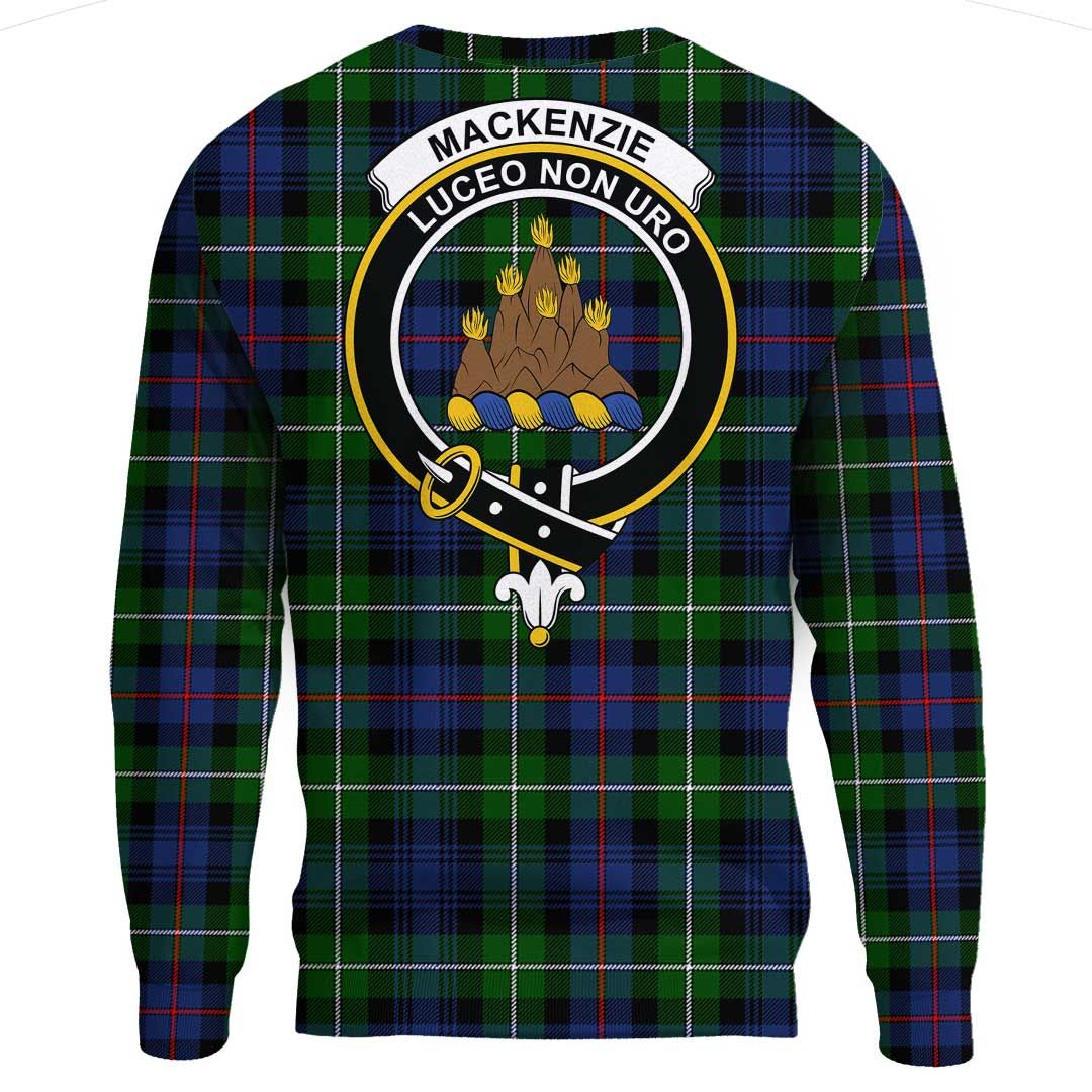 MacKenzie Modern Tartan Crest Sweatshirt