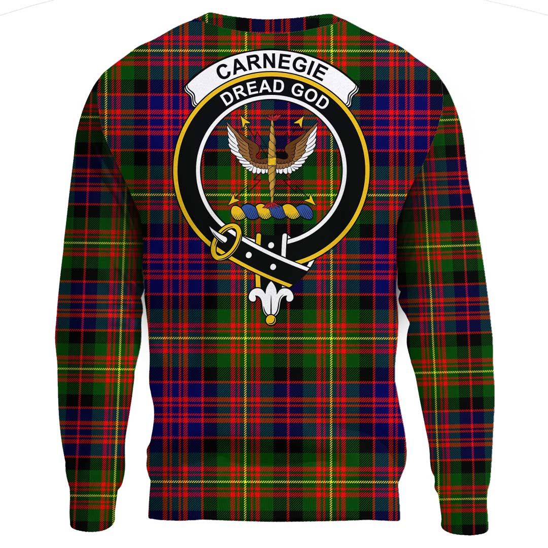 Carnegie Modern Tartan Crest Sweatshirt