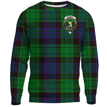 Stewart Old Modern Tartan Crest Sweatshirt