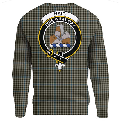 Haig Check Tartan Crest Sweatshirt