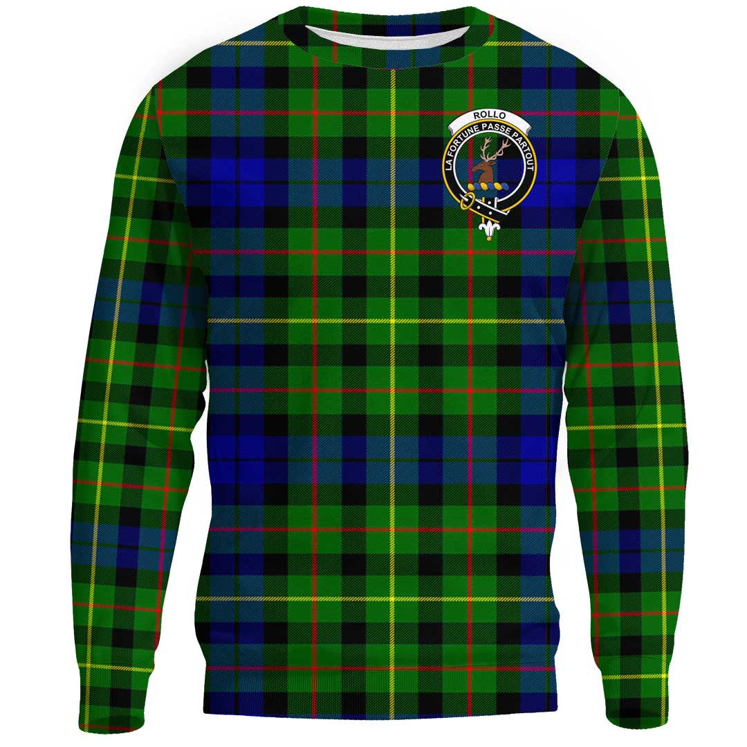 Rollo Modern Tartan Crest Sweatshirt