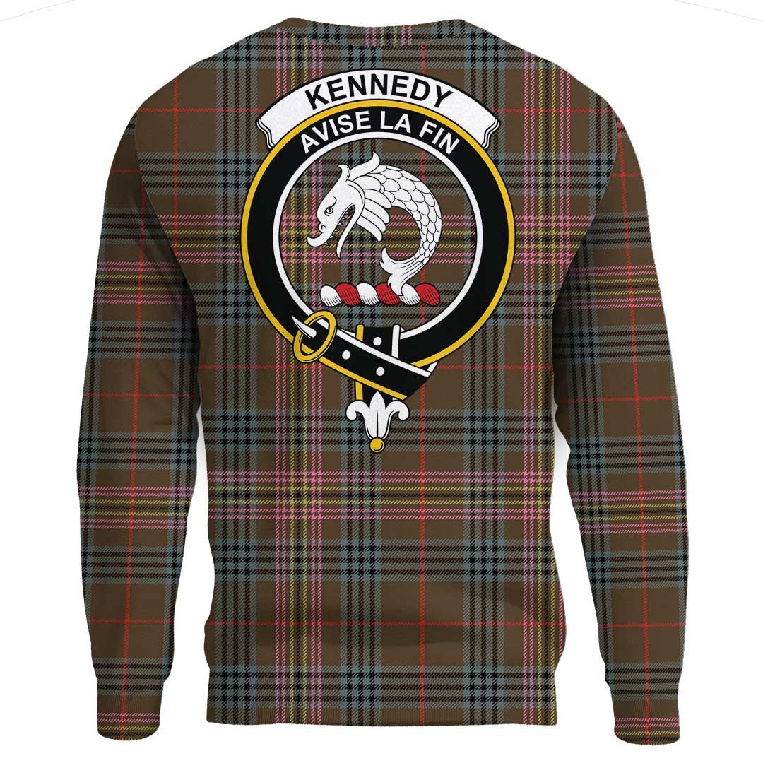 Kennedy Weathered Tartan Crest Sweatshirt