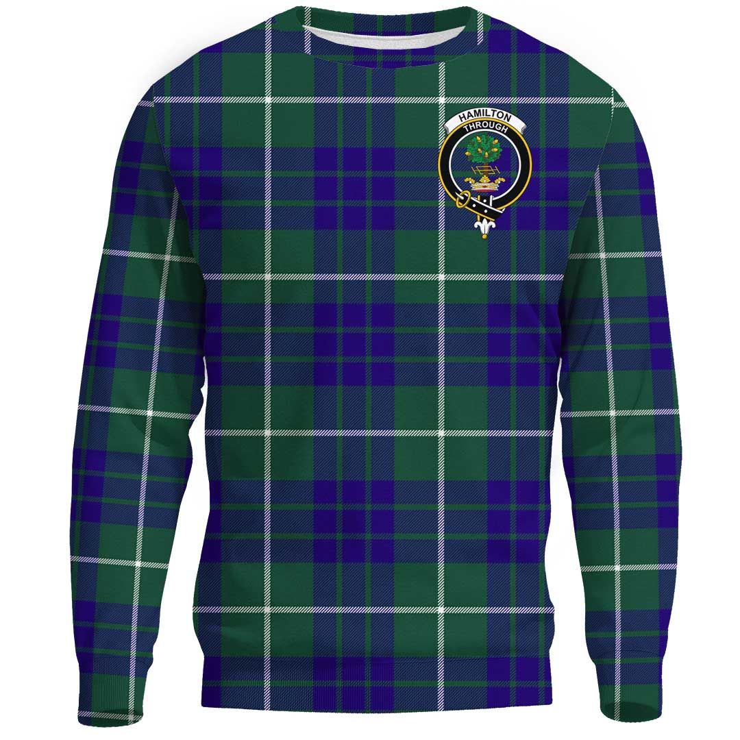 Hamilton Hunting Modern Tartan Crest Sweatshirt