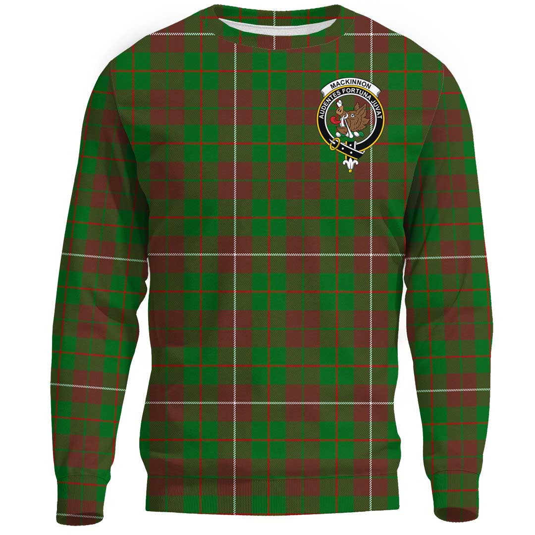 MacKinnon Hunting Modern Tartan Crest Sweatshirt