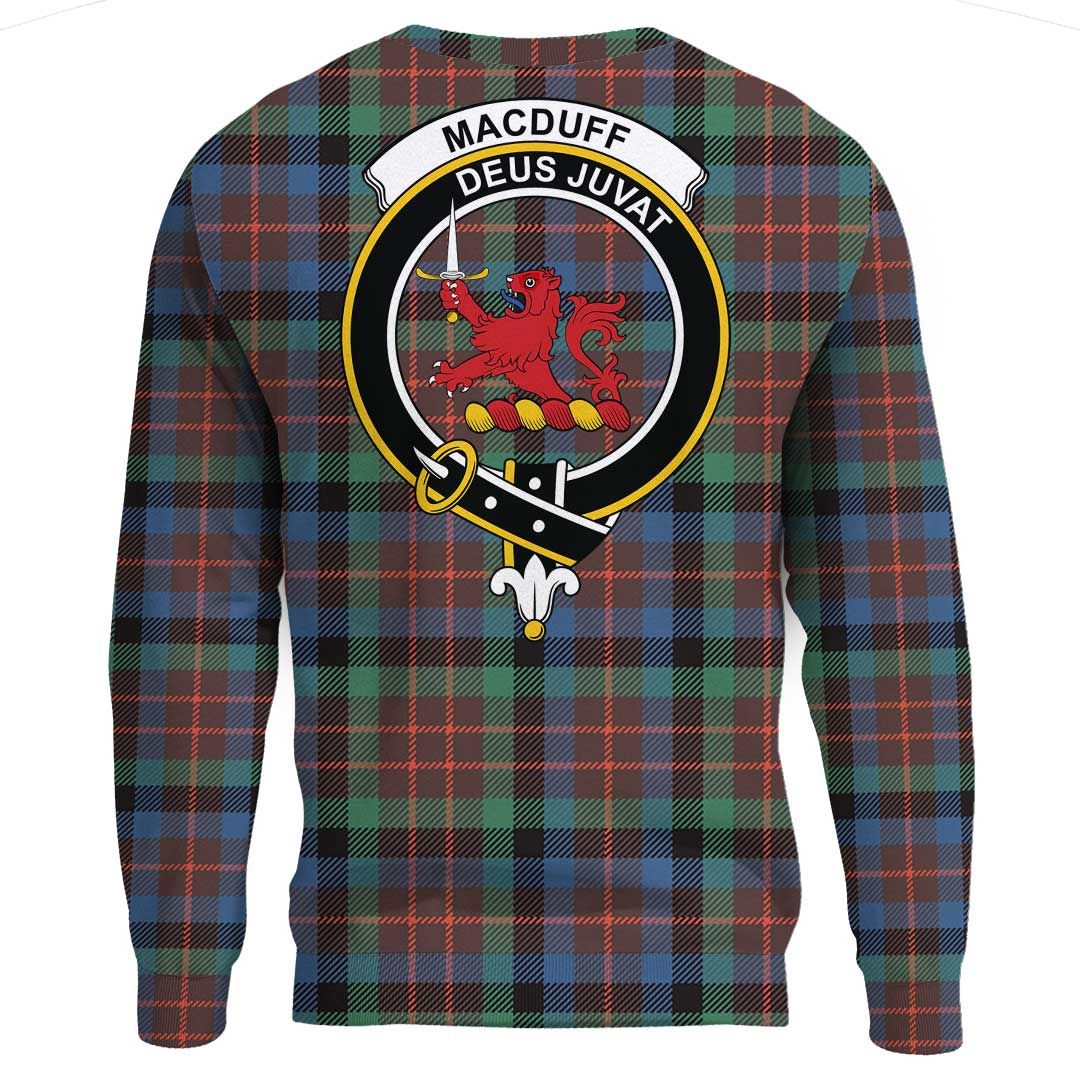 MacDuff Hunting Ancient Tartan Crest Sweatshirt