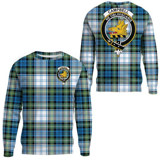 Campbell Dress Tartan Crest Sweatshirt