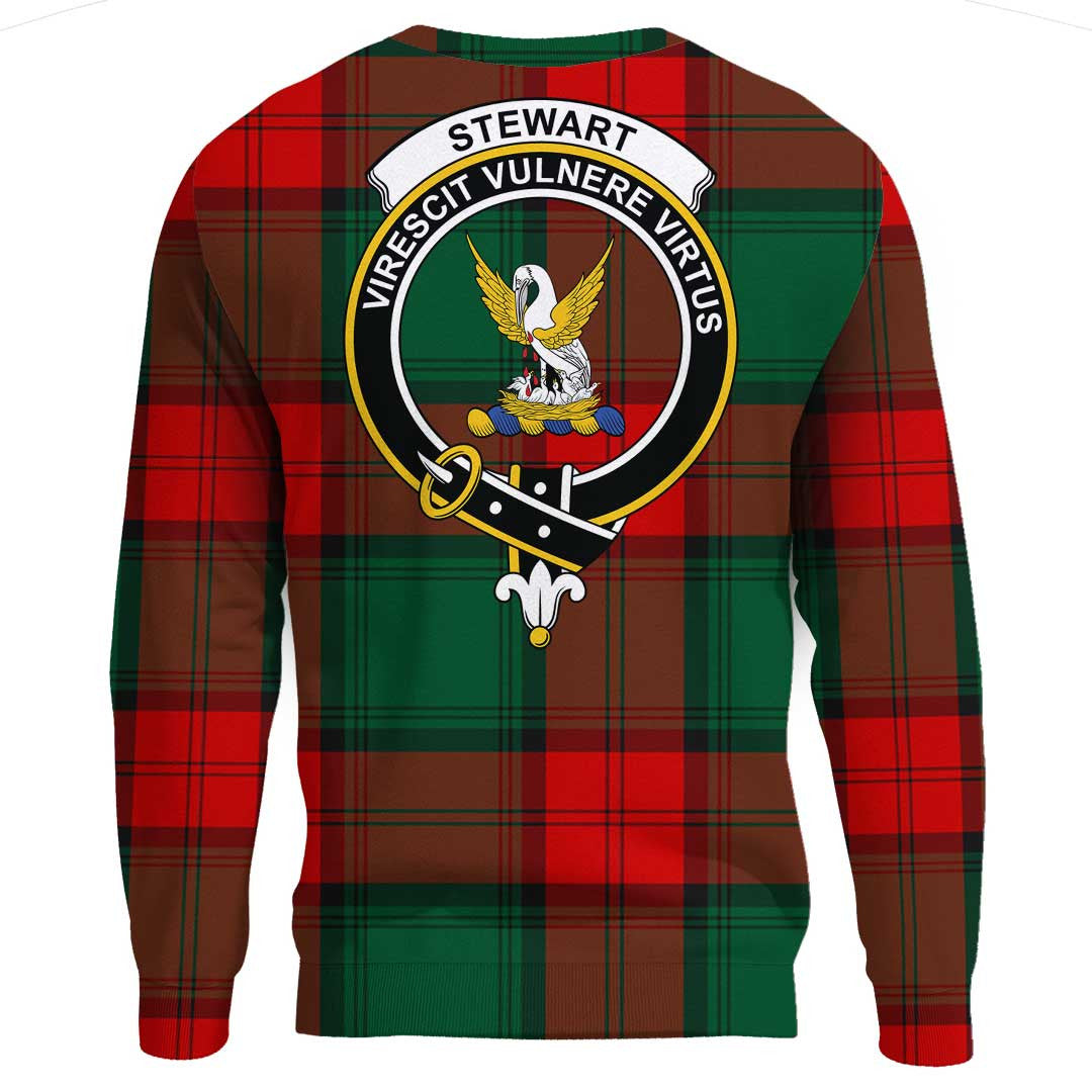 Stewart Atholl Modern Tartan Crest Sweatshirt