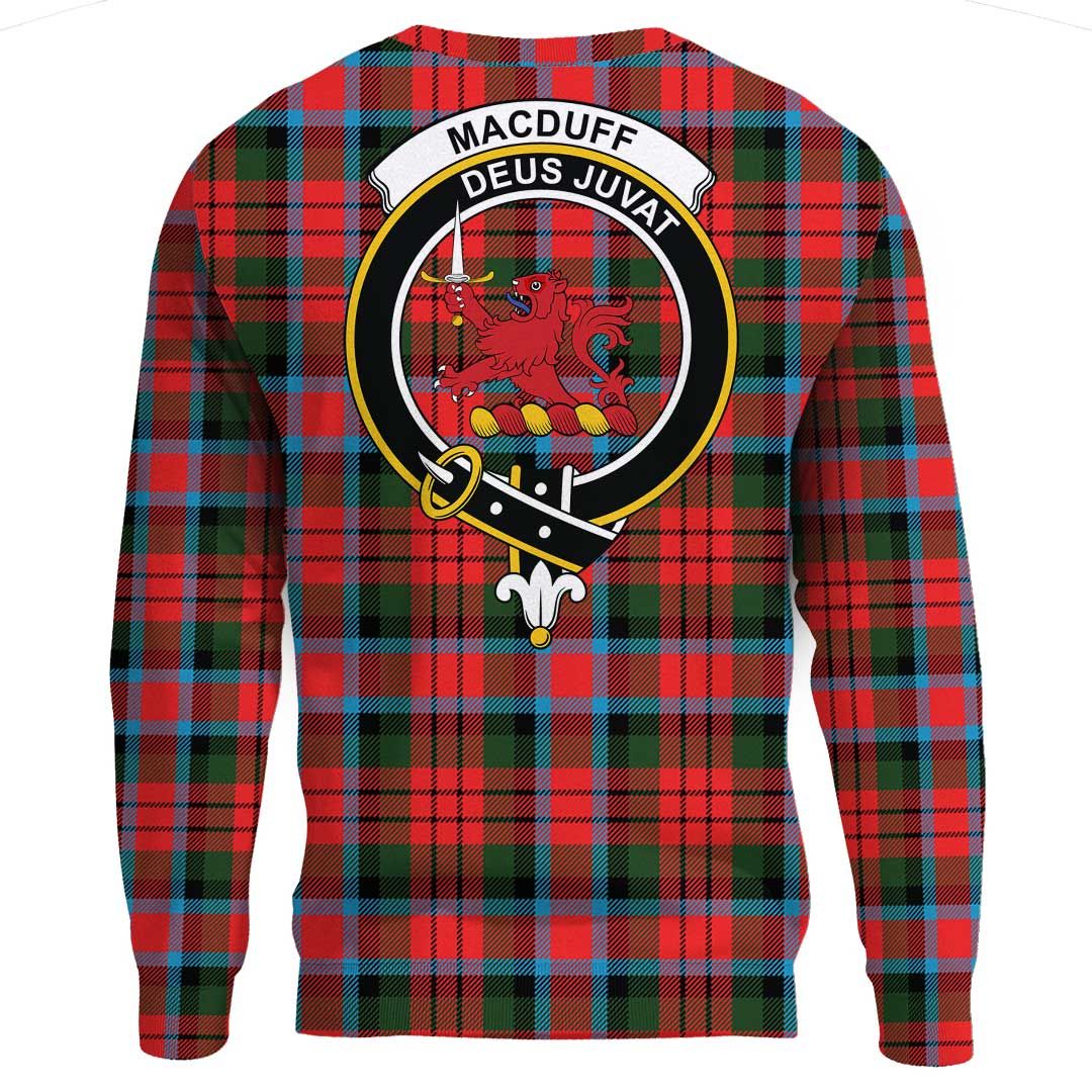 MacDuff Modern Tartan Crest Sweatshirt
