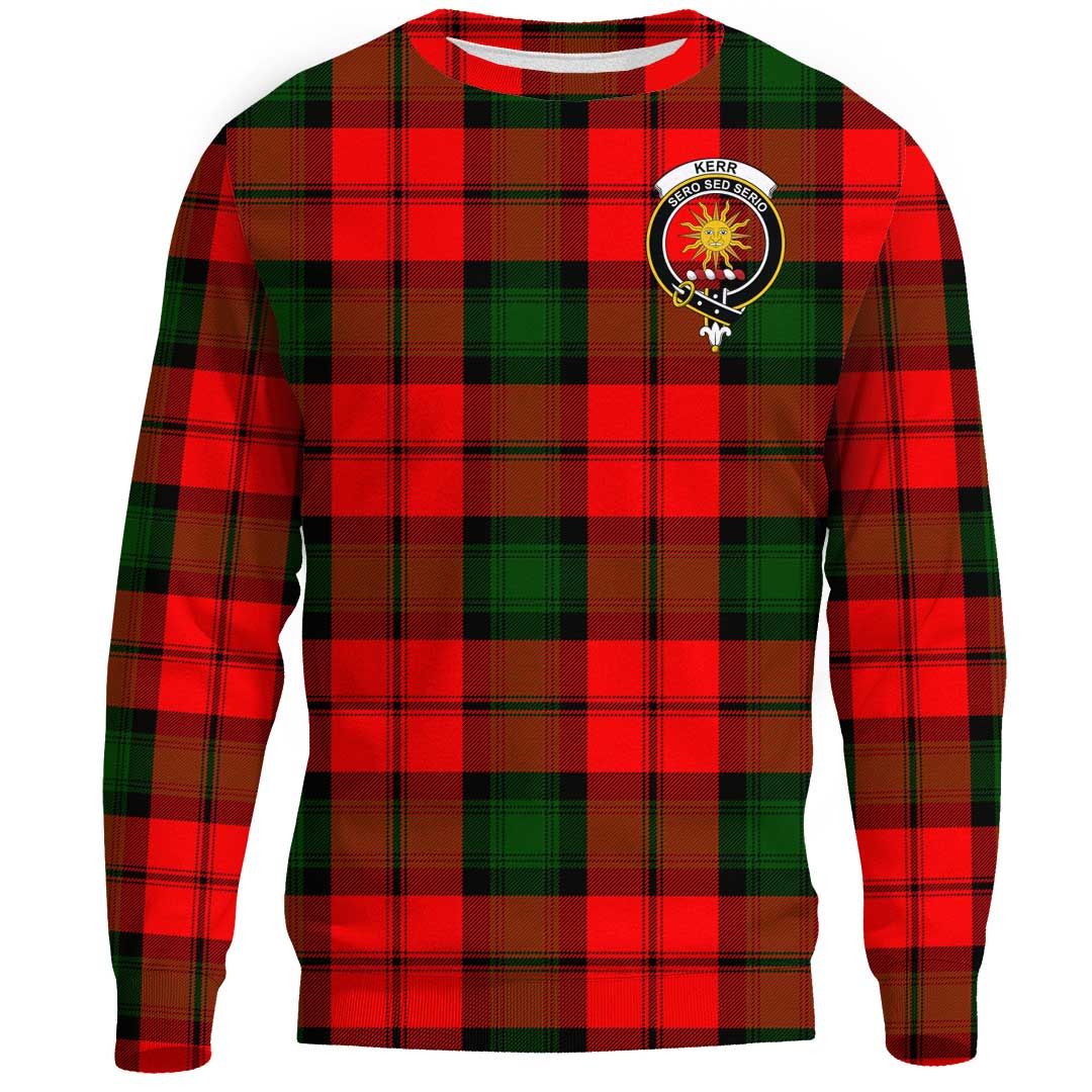 Kerr Modern Tartan Crest Sweatshirt