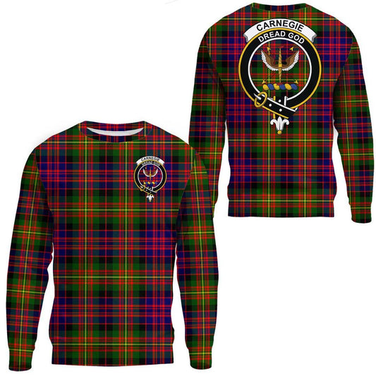 Carnegie Modern Tartan Crest Sweatshirt