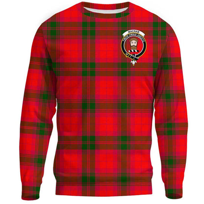 MacNab Modern Tartan Crest Sweatshirt