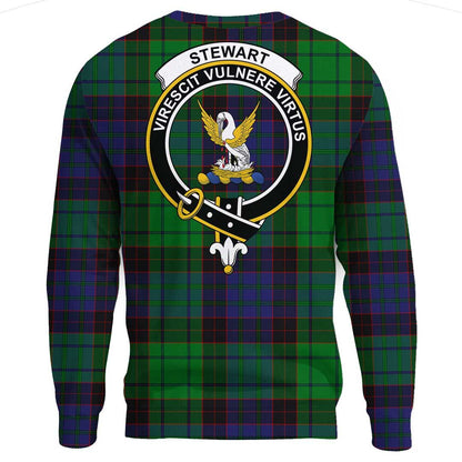 Stewart Old Modern Tartan Crest Sweatshirt