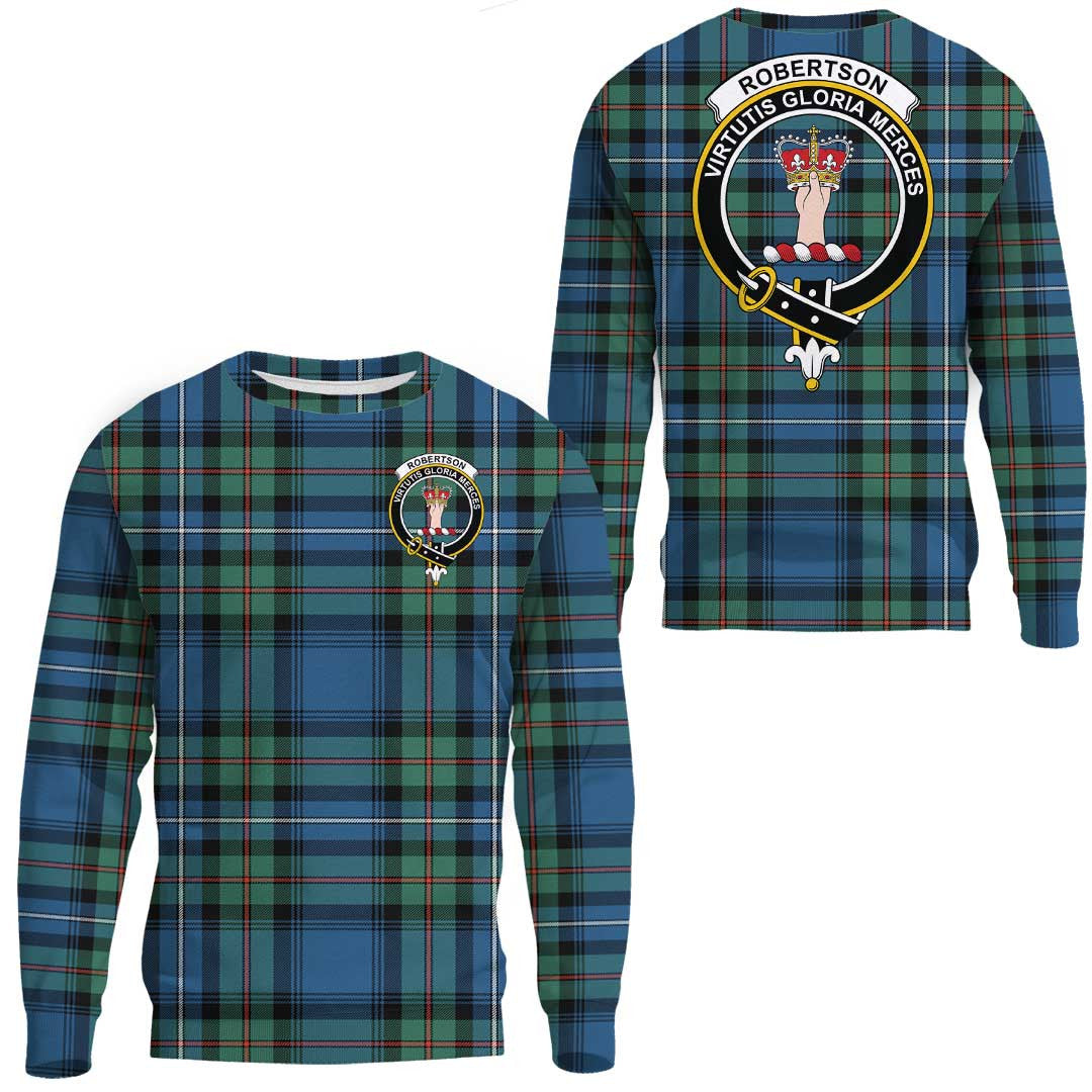 Robertson Hunting Ancient Tartan Crest Sweatshirt