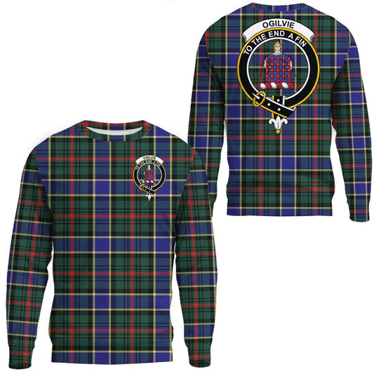 Ogilvie of Airlie Ancient Tartan Crest Sweatshirt