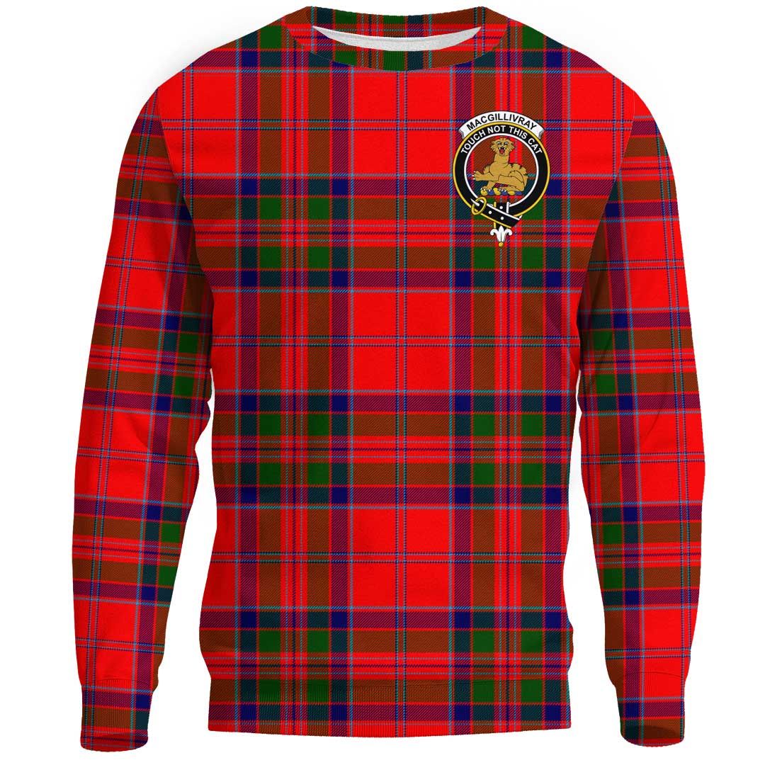 MacGillivray Modern Tartan Crest Sweatshirt