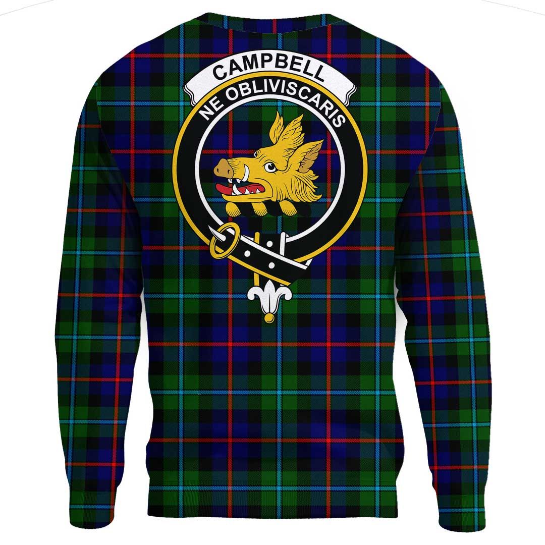 Campbell of Cawdor Modern Tartan Crest Sweatshirt