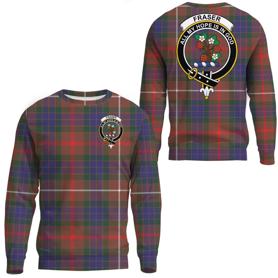 Fraser Hunting Modern Tartan Crest Sweatshirt