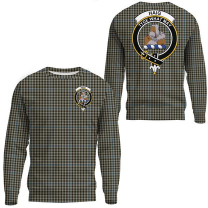 Haig Check Tartan Crest Sweatshirt