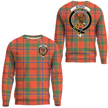 Munro Ancient Tartan Crest Sweatshirt