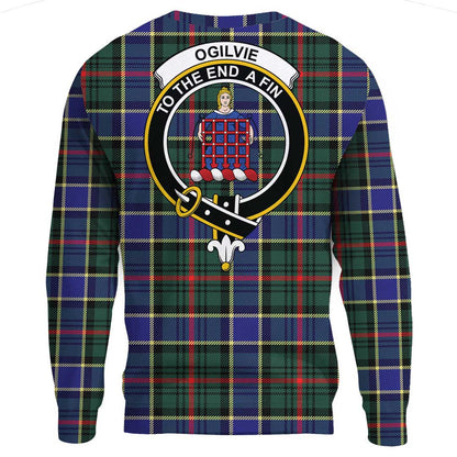 Ogilvie of Airlie Ancient Tartan Crest Sweatshirt