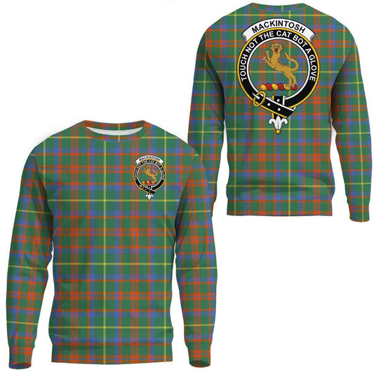 MacKintosh Hunting Ancient Tartan Crest Sweatshirt