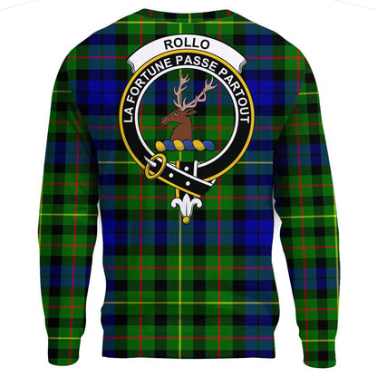 Rollo Modern Tartan Crest Sweatshirt