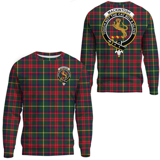 MacKintosh Hunting Modern Tartan Crest Sweatshirt