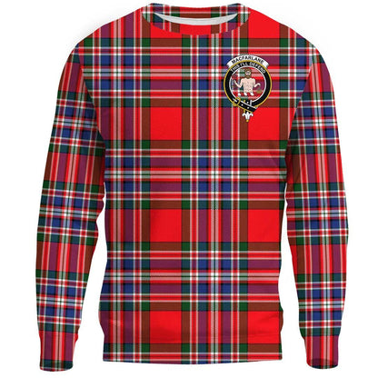 MacFarlane Modern Tartan Crest Sweatshirt