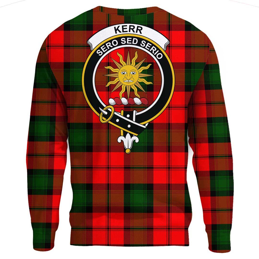 Kerr Modern Tartan Crest Sweatshirt