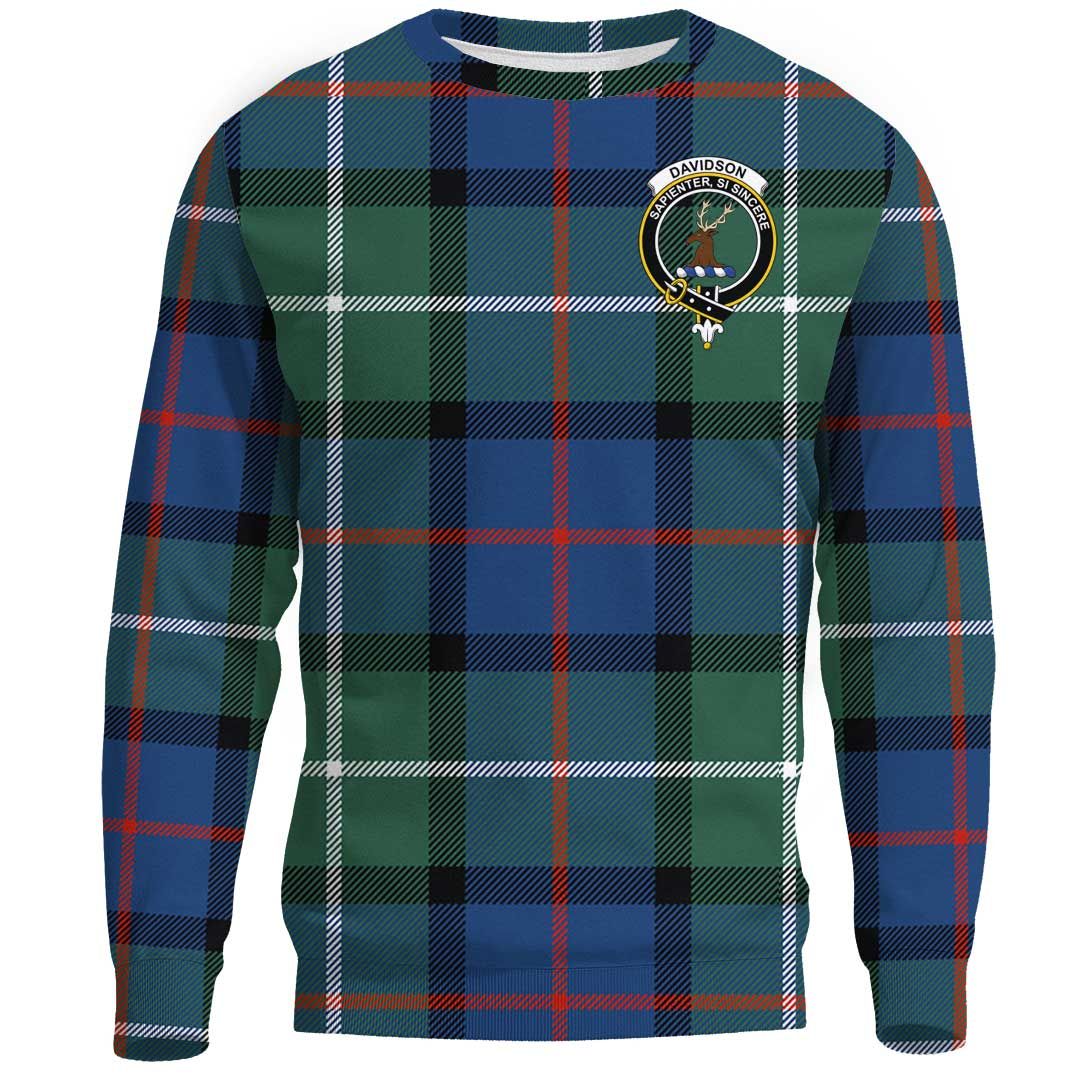 Davidson of Tulloch Tartan Crest Sweatshirt