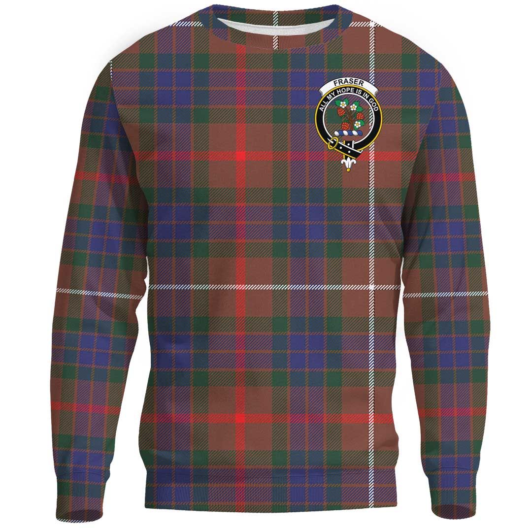 Fraser Hunting Modern Tartan Crest Sweatshirt