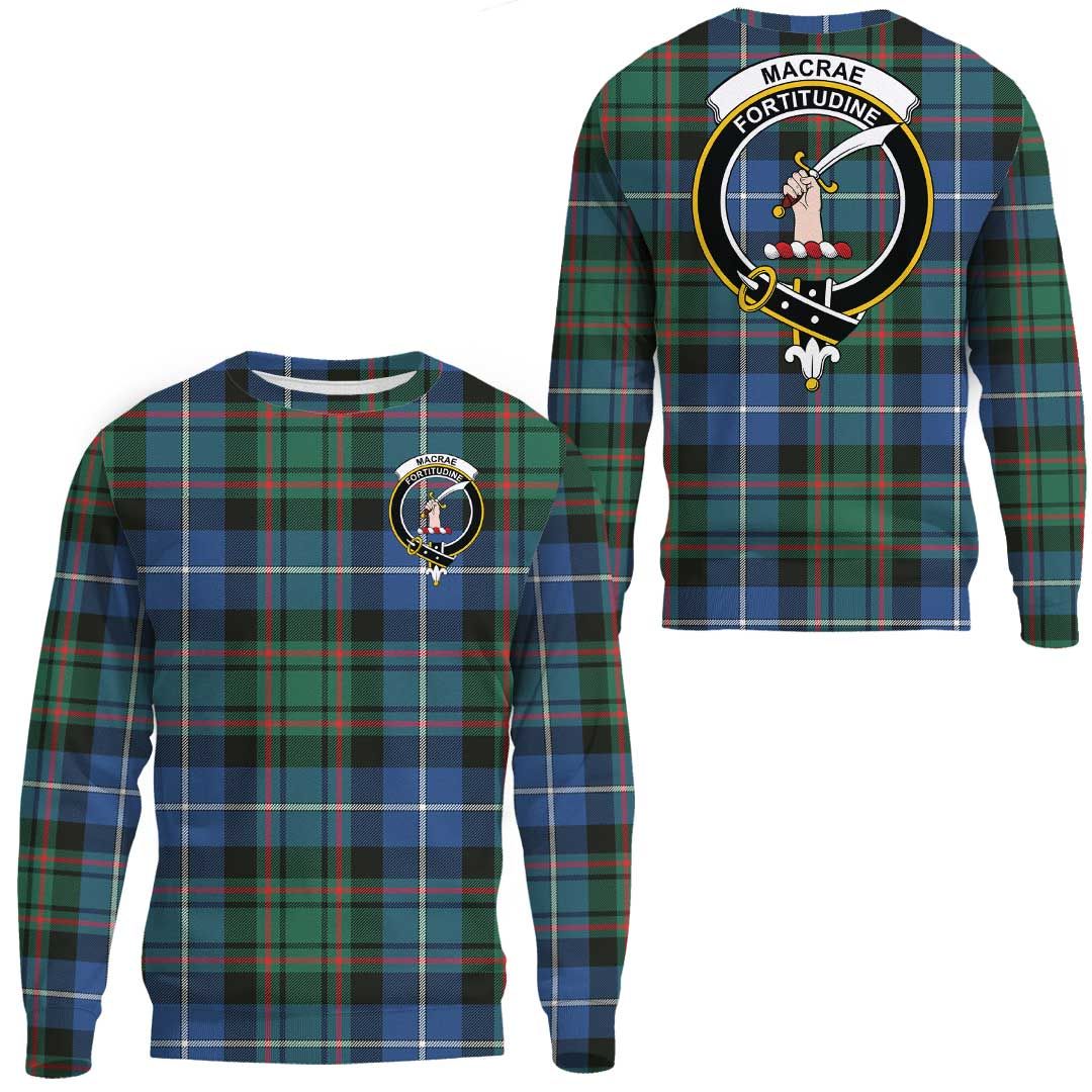 MacRae Hunting Ancient Tartan Crest Sweatshirt