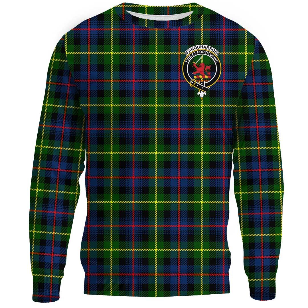 Farquharson Modern Tartan Crest Sweatshirt