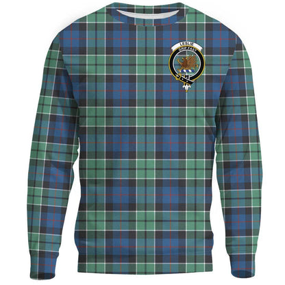 Leslie Hunting Tartan Crest Sweatshirt