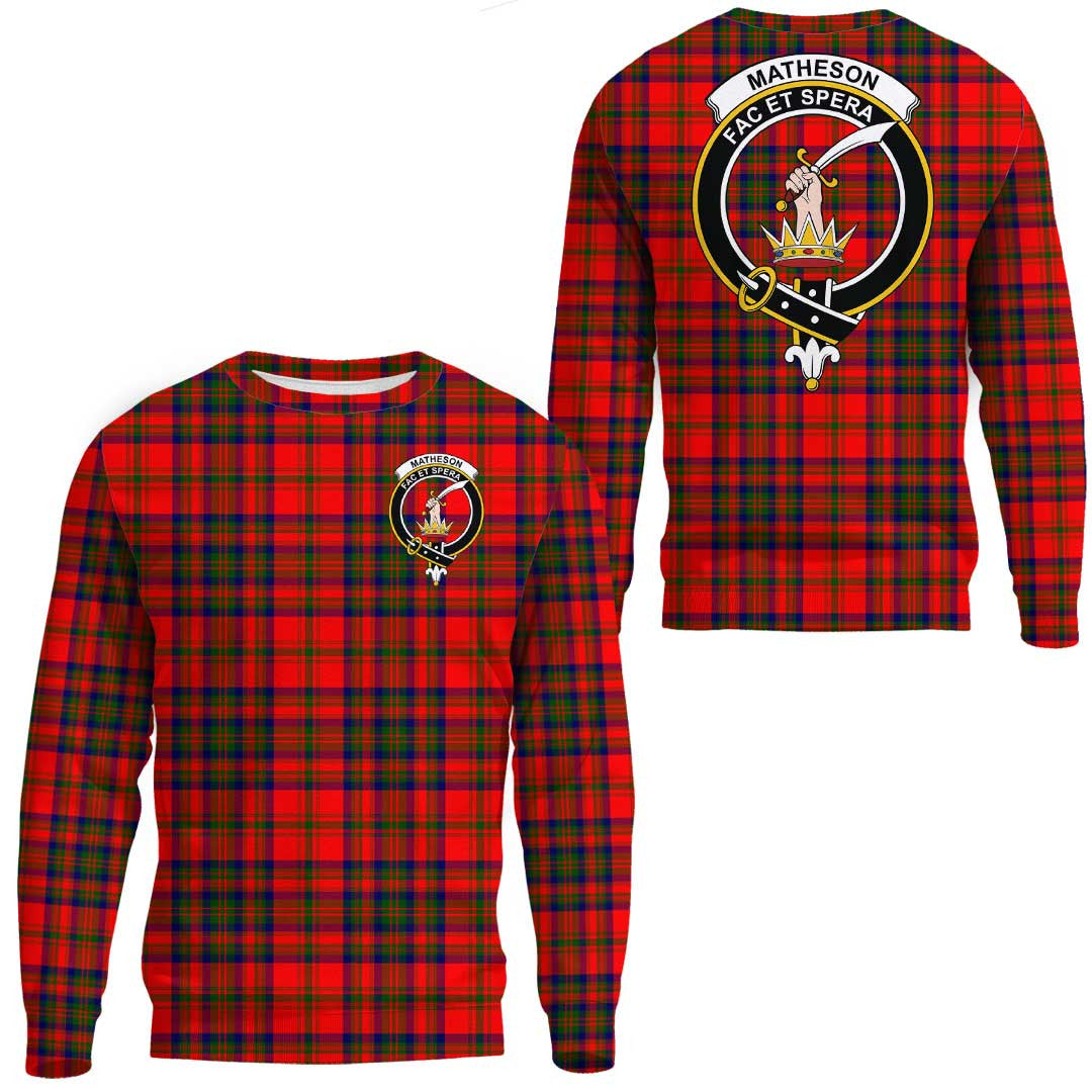 Matheson Modern Tartan Crest Sweatshirt