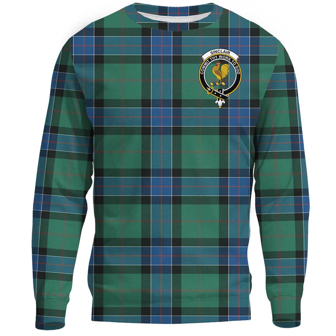 Sinclair Hunting Ancient Tartan Crest Sweatshirt