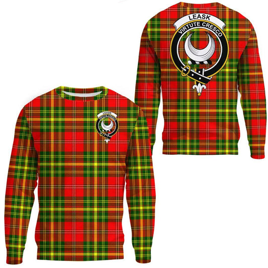 Leask Tartan Crest Sweatshirt