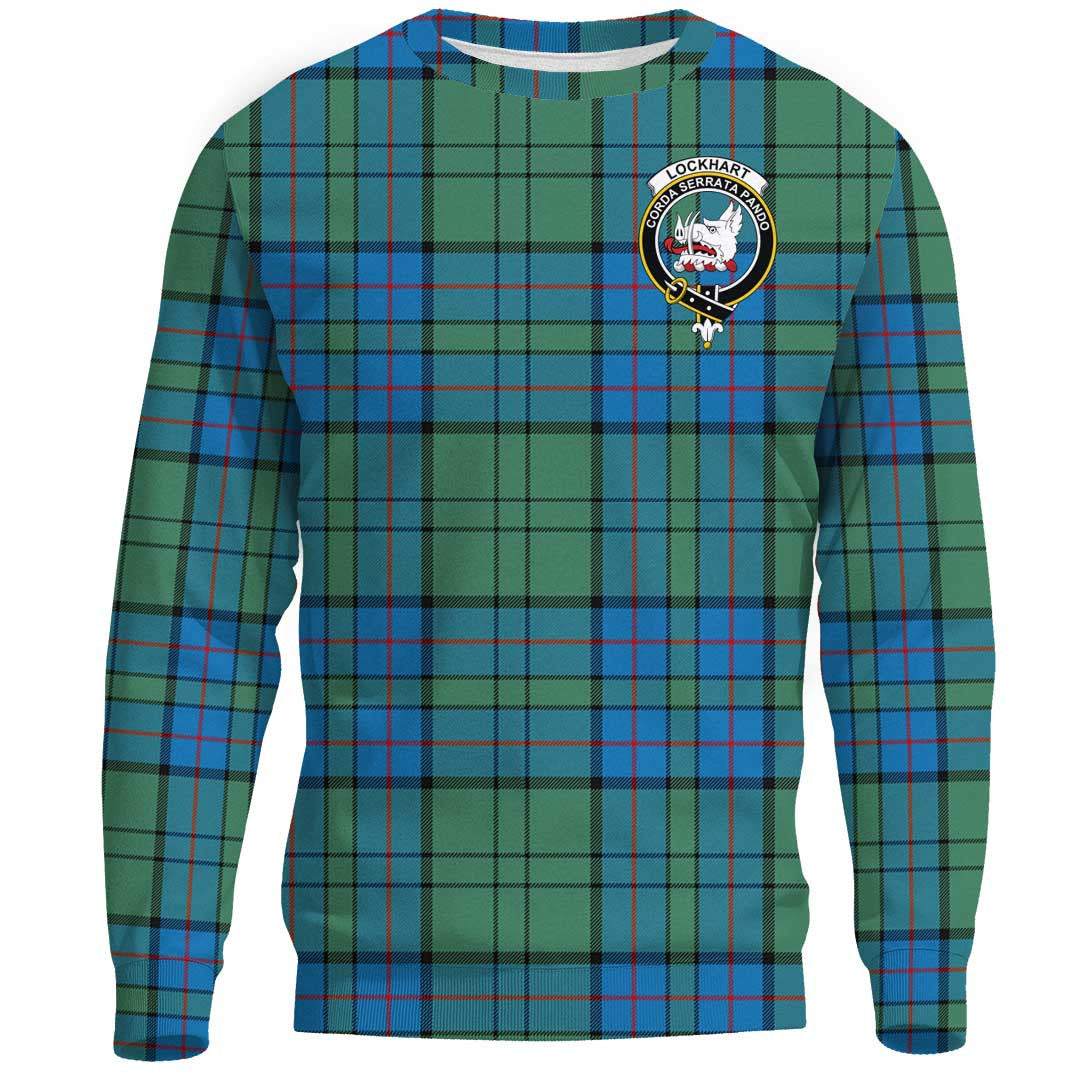 Lockhart Modern Tartan Crest Sweatshirt