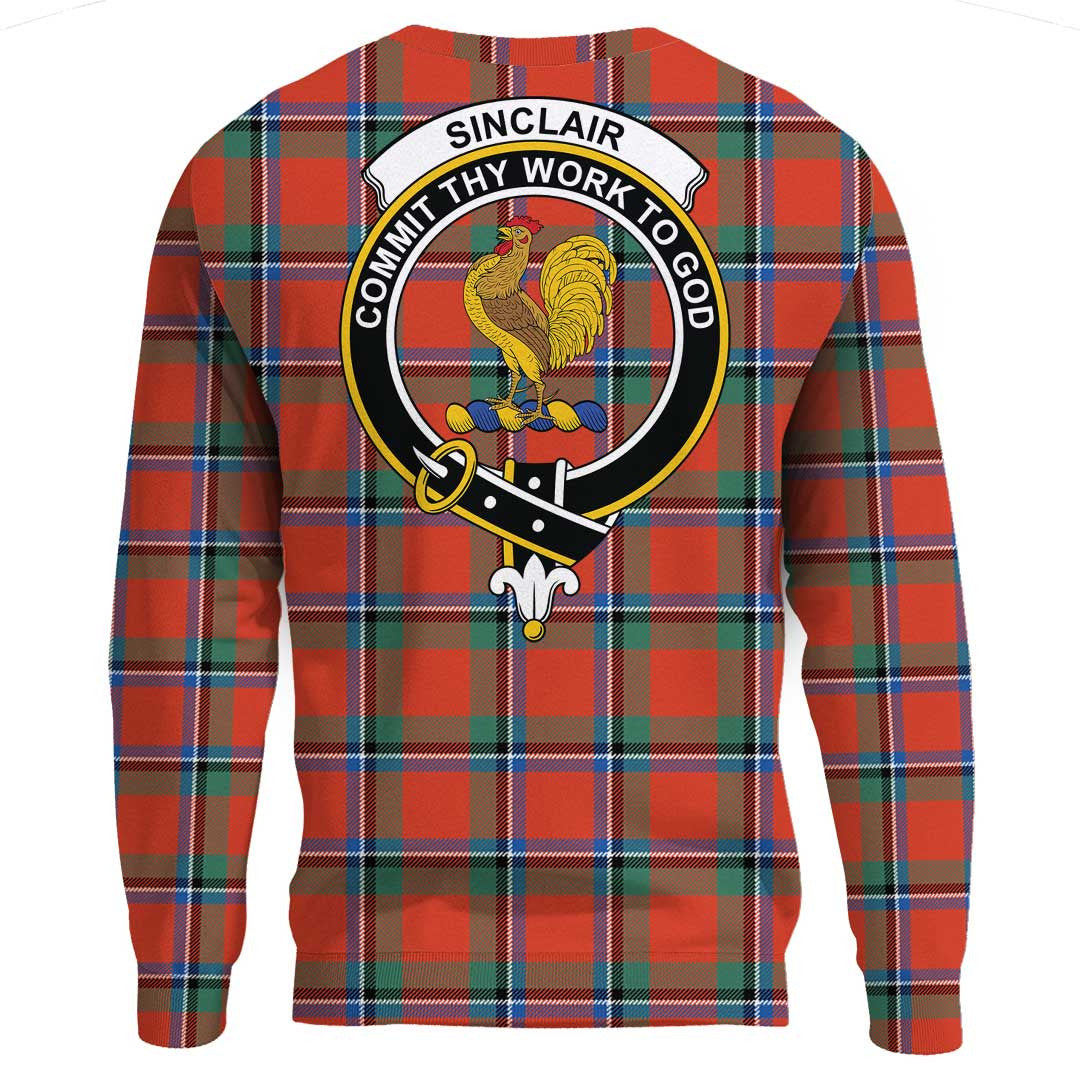 Sinclair Ancient Tartan Crest Sweatshirt