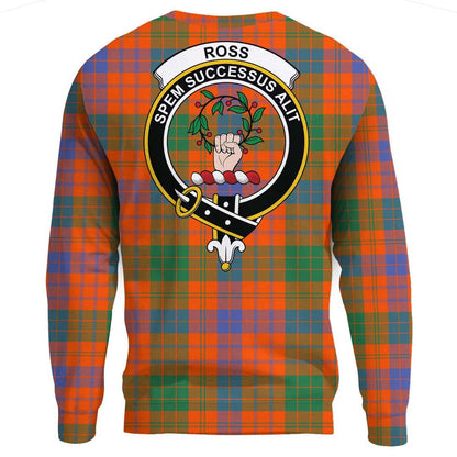 Ross Ancient Tartan Crest Sweatshirt