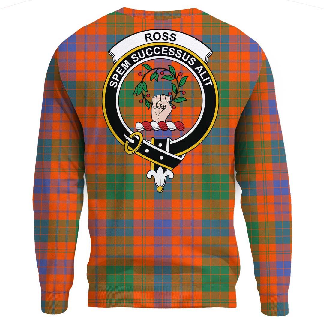 Ross Ancient Tartan Crest Sweatshirt