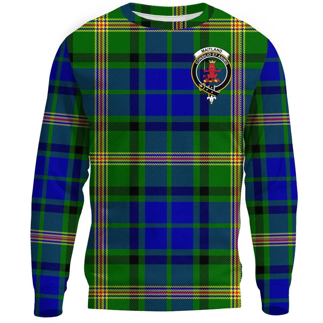 Maitland Tartan Crest Sweatshirt
