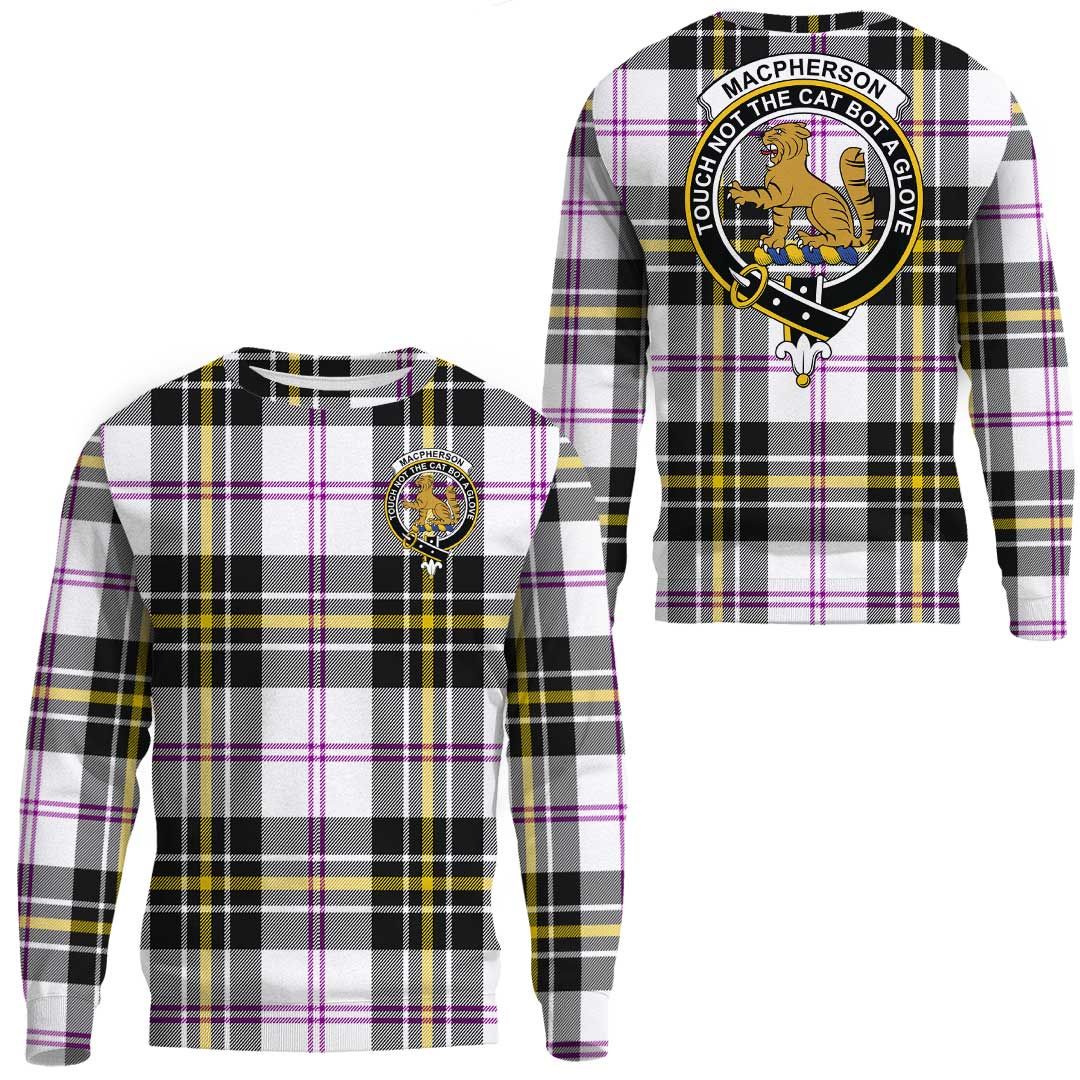 MacPherson Dress Modern Tartan Crest Sweatshirt