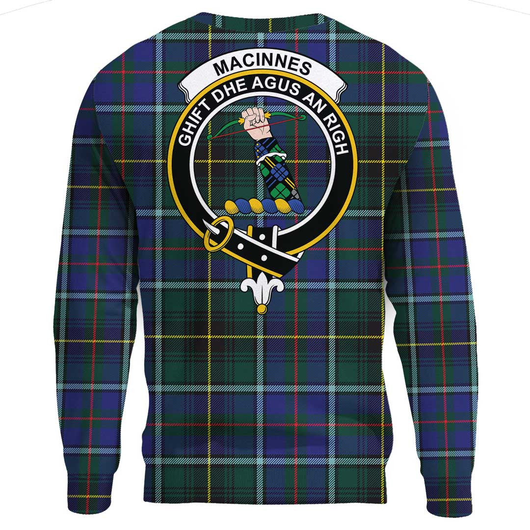 MacInnes Modern Tartan Crest Sweatshirt